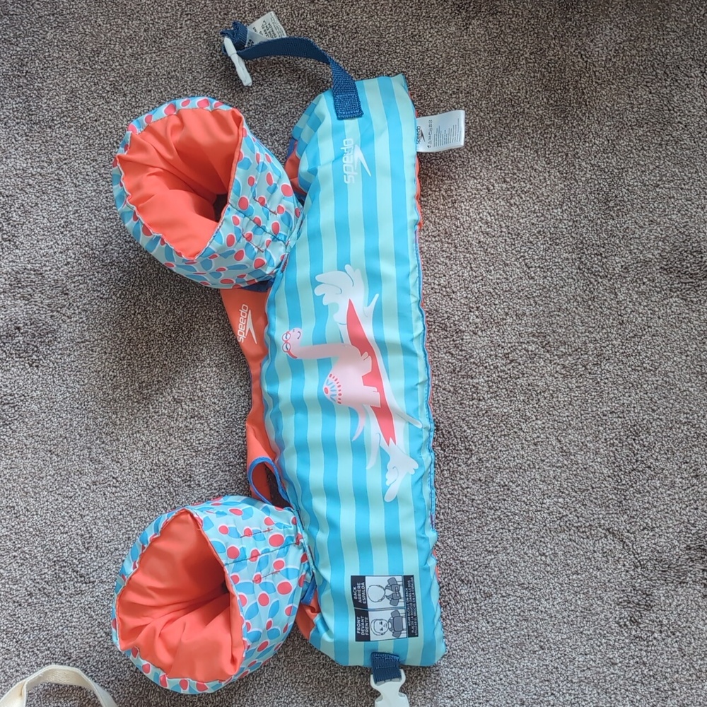 Speedo Splash Jammer Life Jacket Vest Dino